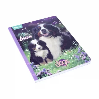 Cuaderno Cosido 50 Hojas Linea Corriente Dogs