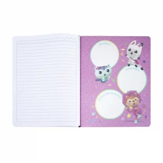 Cuaderno cosido 50 hojas línea corriente Gabby´s Dollhouse - here for the hugs