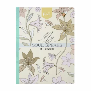 Cuaderno cosido 50 hojas línea corriente Kiut my soul speaks