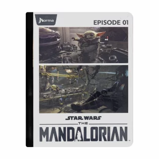 Cuaderno cosido 50 hojas línea corriente Mandalorian - episode 01