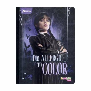 Cuaderno Cosido 50 Hojas línea corriente Merlina - Allergic To Color
