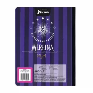 Cuaderno Cosido 50 Hojas línea corriente Merlina - Ataud