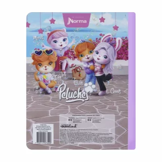 Cuaderno Cosido 50 Hojas Línea Corriente Peluches - Museo Del Helado