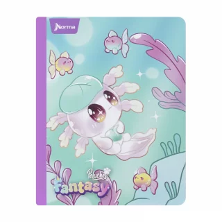 Cuaderno Cosido 50 Hojas Línea Corriente Peluches Fantasy - Ajolote