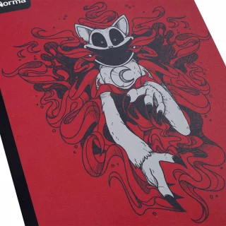 Cuaderno Cosido 50 Hojas Linea Corriente Poppy Playtime - Catnap Fondo Rojo