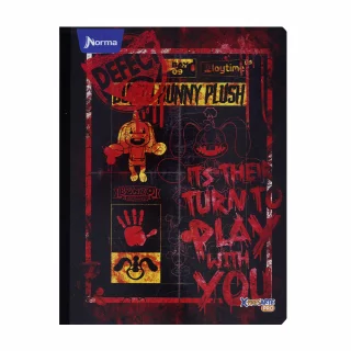 Cuaderno Cosido 50 Hojas Linea Corriente Poppy Playtime - Play With You