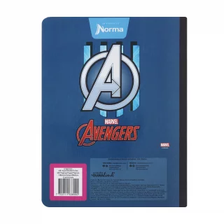 Cuaderno Cosido 50 Hojas línea corriente The Avengers - Iron Man & Thor