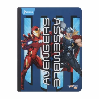 Cuaderno Cosido 50 Hojas línea corriente The Avengers - Iron Man & Thor