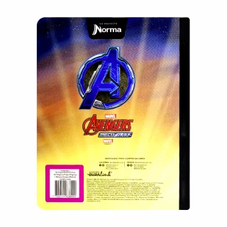 Cuaderno Cosido 50 Hojas Linea Corriente The Avengers Activate
