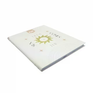 Cuaderno Cosido Durabook Platino Kiut Mediano 90 Hojas 1 Materia Linea Corriente  Comes The Sun