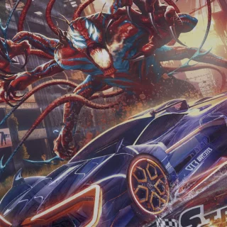 Cuaderno Cosido Durabook Street Racer 80 Hojas 1 Materia Cuadriculado - Monstruo Rojo