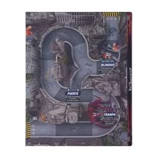 Cuaderno Cosido Durabook Street Racer 80 Hojas 1 Materia Línea Corriente - Carro Con Alas