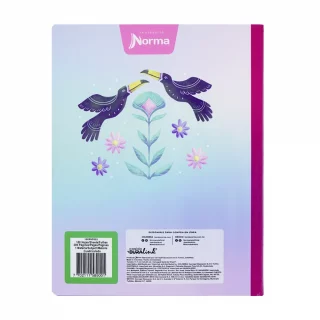 Cuaderno cosido femenino 100 hojas línea corriente X-presarte - tucanes