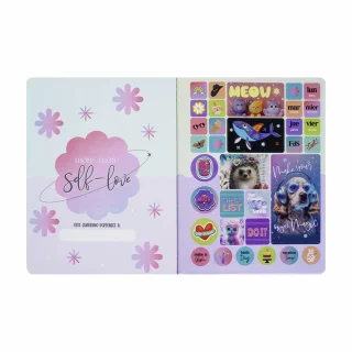 Cuaderno cosido femenino 50 hojas cuadriculado X-presarte - ready for