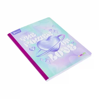 Cuaderno cosido femenino 50 hojas línea corriente X-presarte - power of love