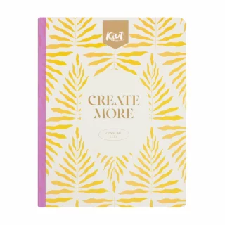 Cuaderno Cosido Kiut  100 Hojas 1 Materia Cuadriculado Create More