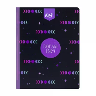 Cuaderno Cosido Kiut  100 Hojas 1 Materia Cuadriculado Dream Big