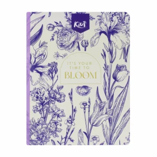 Cuaderno Cosido Kiut  100 Hojas 1 Materia Linea Corriente Bloom