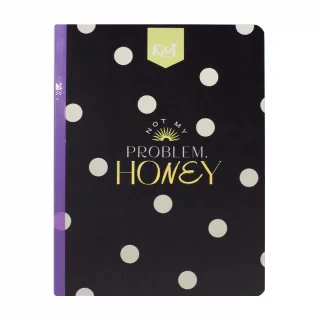 Cuaderno Cosido Kiut  100 Hojas 1 Materia Linea Corriente Honey