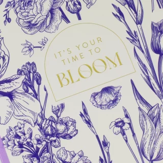 Cuaderno Cosido Kiut  50 Hojas 1 Materia Cuadriculado Bloom