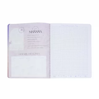 Cuaderno Cosido Kiut  50 Hojas 1 Materia Cuadriculado Take It Slow