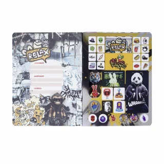 Cuaderno cosido masculino 100 hojas línea corriente X-presarte - over