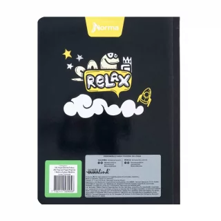 Cuaderno cosido masculino 100 hojas línea corriente X-presarte - relax