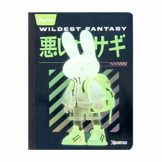 Cuaderno cosido masculino 100 hojas línea corriente X-presarte - wildest fantasy