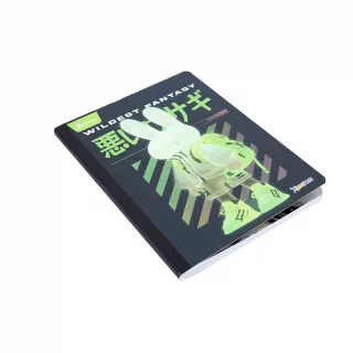 Cuaderno cosido masculino 100 hojas línea corriente X-presarte - wildest fantasy