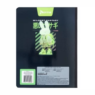 Cuaderno cosido masculino 100 hojas línea corriente X-presarte - wildest fantasy