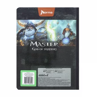 Cuaderno cosido masculino 50 hojas cuadriculado X-presarte - master