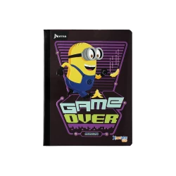 Cuaderno Cosido Minions  50 Hojas  Linea Corriente    4 Game Over