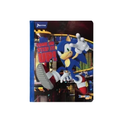 Cuaderno Cosido Sonic  100 Hojas  Cuadriculado    1 Up