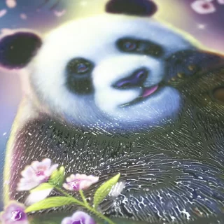 Cuaderno Cosido Tapa Dura 90 Hojas Cuadriculado Animal Book Panda
