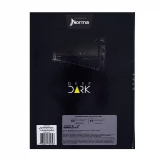 Cuaderno Cosido Tapa Dura 90 Hojas Cuadriculado Deep Dark