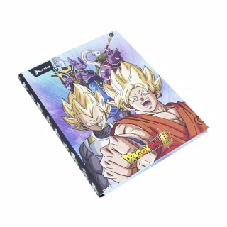 Cuaderno Cosido tapa dura 90 Hojas Cuadriculado Dragon Ball - Grupo Goku / Vegeta / Wiss