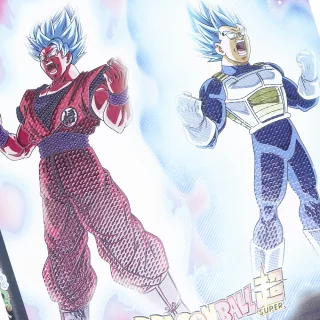 Cuaderno Cosido tapa dura 90 Hojas Cuadriculado Dragon Ball - Resplandor Azul
