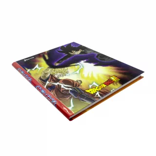 Cuaderno Cosido Tapa Dura 90 Hojas Cuadriculado Dragon Ball Duo Amarillo Y Morado