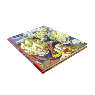 Cuaderno Cosido Tapa Dura 90 Hojas Cuadriculado Dragon Ball Goku Ssj