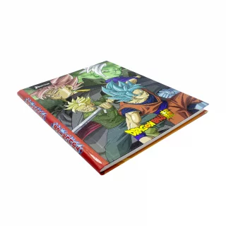 Cuaderno Cosido Tapa Dura 90 Hojas Cuadriculado Dragon Ball Grupo Fondo Verde