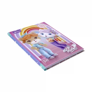 Cuaderno Cosido Tapa Dura 90 Hojas Cuadriculado Peluches - Museo Helado