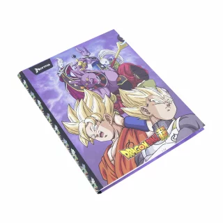 Cuaderno Cosido tapa dura 90 Hojas línea corriente Dragon Ball - Grupo Goku / Vegeta / Bills