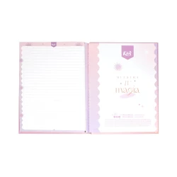 Cuaderno Cosido Tapa Dura 90 Hojas Linea Corriente Kiut Beauty
