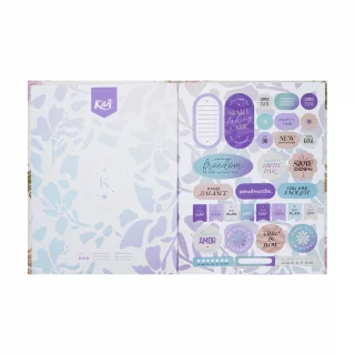 Cuaderno cosido tapa dura 90 hojas línea corriente Kiut believe in your dreams