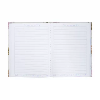 Cuaderno cosido tapa dura 90 hojas línea corriente Kiut believe in your dreams