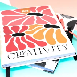 Cuaderno Cosido Tapa Dura 90 Hojas Linea Corriente Kiut Creativity