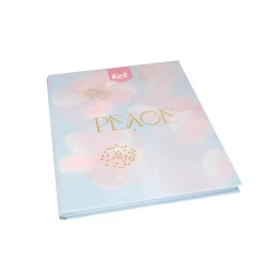 Cuaderno Cosido Tapa Dura 90 Hojas Linea Corriente Kiut Peace