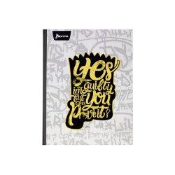 Cuaderno Cosido Tapa Dura 90 Hojas Linea Corriente Los Simpsons Yes