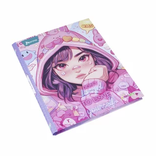 Cuaderno cosido tapa dura femenino 90 hojas cuadriculado X-presarte - don't forget