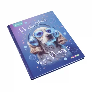 Cuaderno cosido tapa dura femenino 90 hojas cuadriculado X-presarte - magic